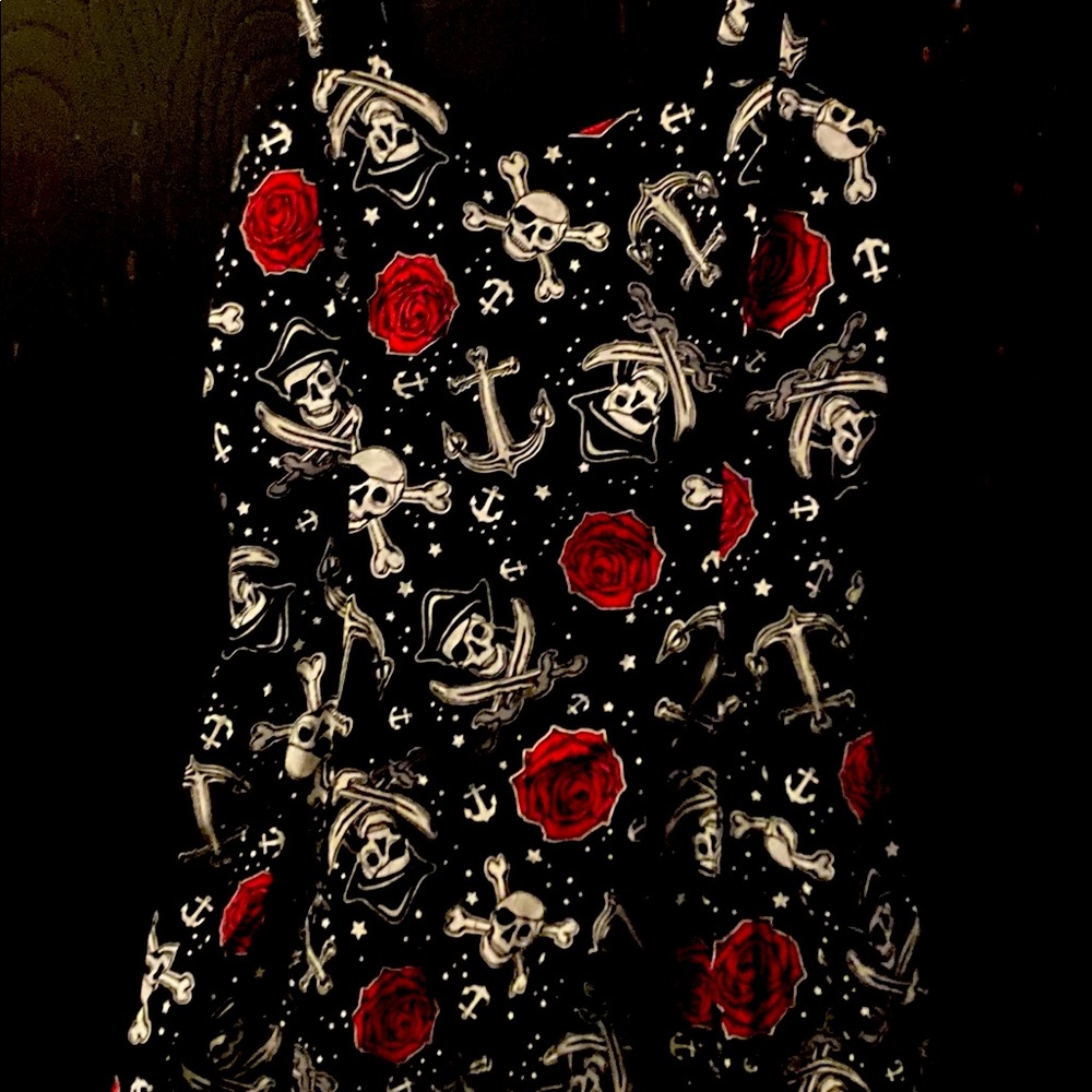 Hell Bunny pirate halter dress  size X S
